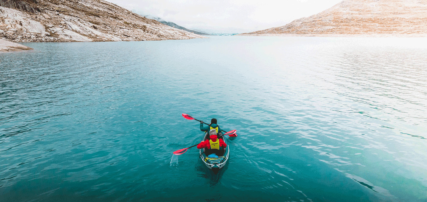 TAHE Breeze Full HP2 Kayak in use