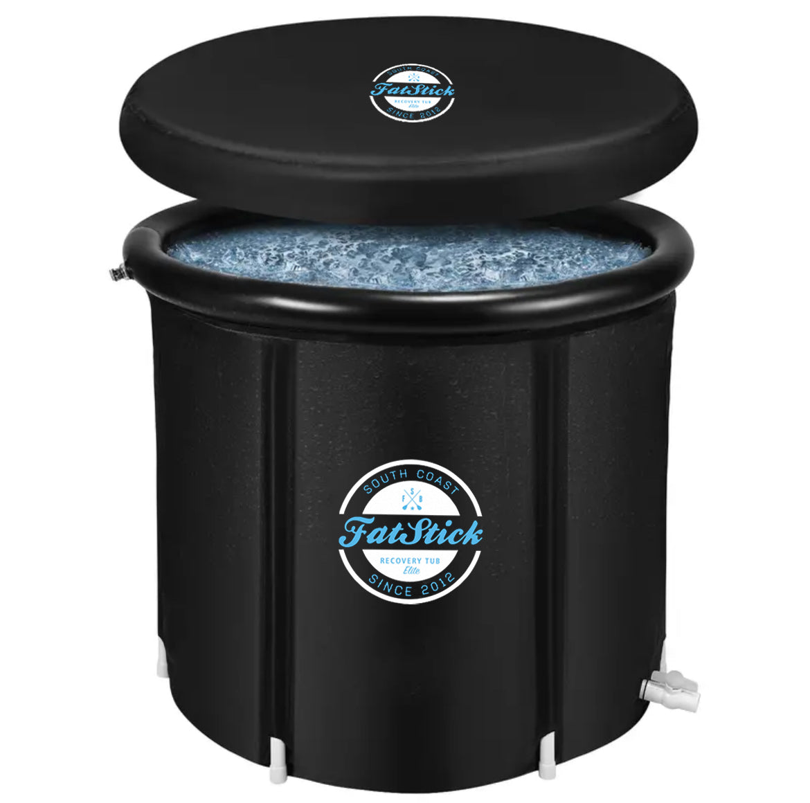 FatStick Recovery Ice Bath — portable cold plunge tub for watersports athletes at Northern Watersports