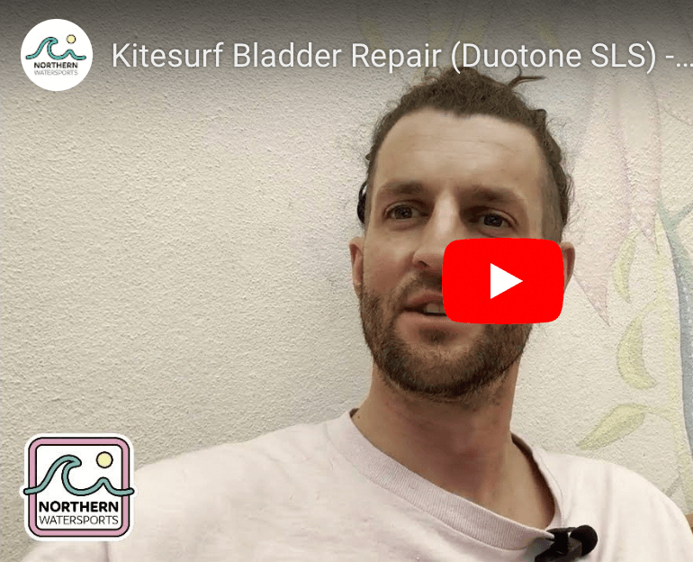 How to repair a kite bladder