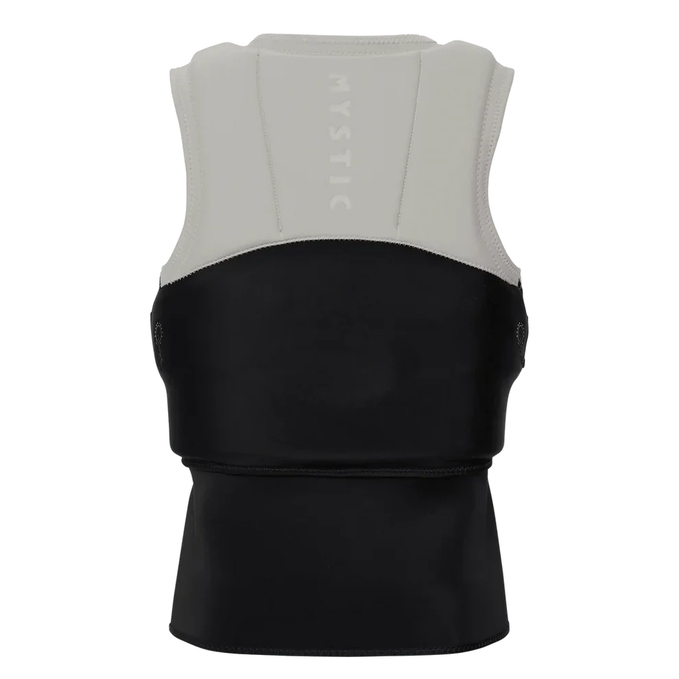 Mystic Endure Wing Impact Vest | Wingfoil Impact Vest back view showcasing padded design and fixed hook system.