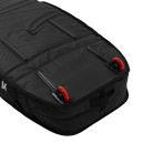 Mystic SAGA Wingfoil Travel Bag – XL Wheels top view, showcasing sleek design and mobility features.