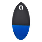 Circle One 43" Epoxy Fibreglass Skimboard – deck view, Blue