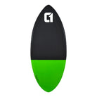 Circle One 50" Epoxy Fibreglass Skimboard – deck view, Green