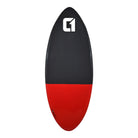 Circle One 52" Epoxy Fibreglass Skimboard – deck view, Red