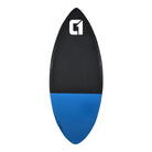Circle One 54" Epoxy Fibreglass Skimboard – deck view, Blue