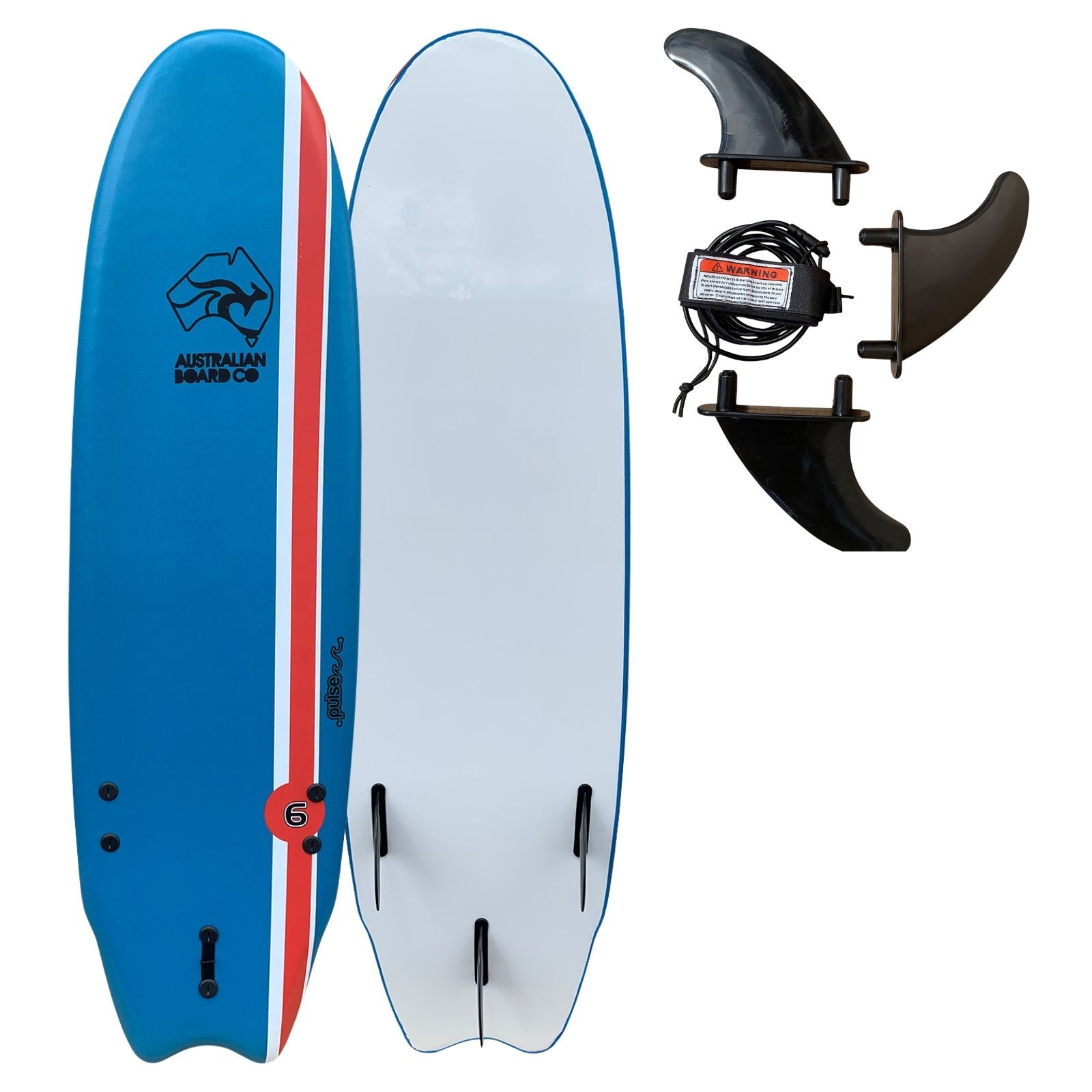 Circle One PULSE 6ft Foamie Surfboard – full package