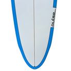 Circle One Pulse 9ft Longboard – blue tail deck view