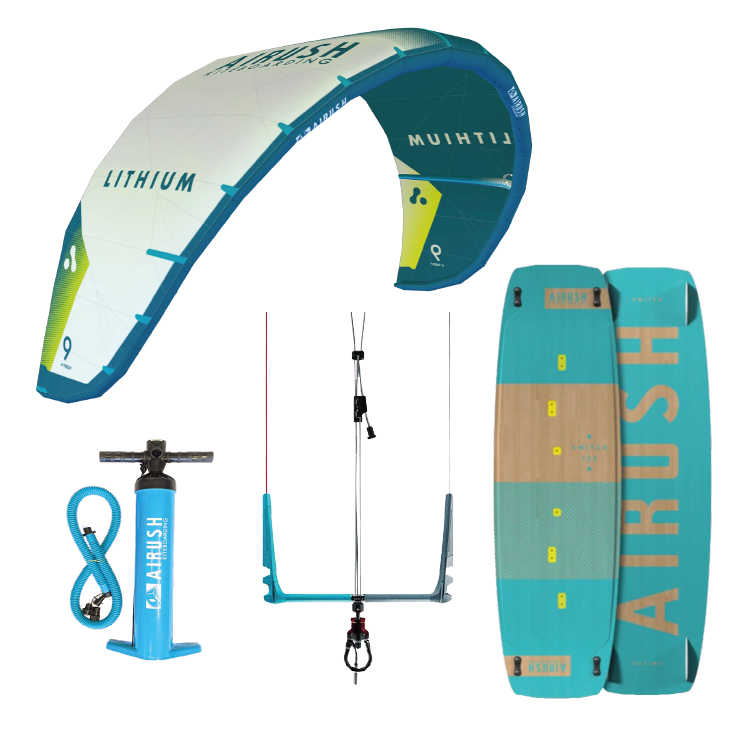 Airush Lithium Teal & Grey V14 & Switch V11 package 2025 (SAVE £500)