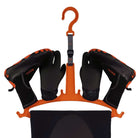 C-Monsta Wetsuit Hanger V2 Orange | High-Visibility Gear Dryer holding wetsuit gloves and boots.