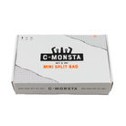 C-Monsta Mini Split Bag | Compact Wet & Dry Gear Bag packaging front view with logo and text.