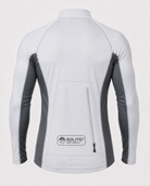Solite Heat-Shield Neo-Front Rash Guard back view showing the full-size rear zipper pocket.