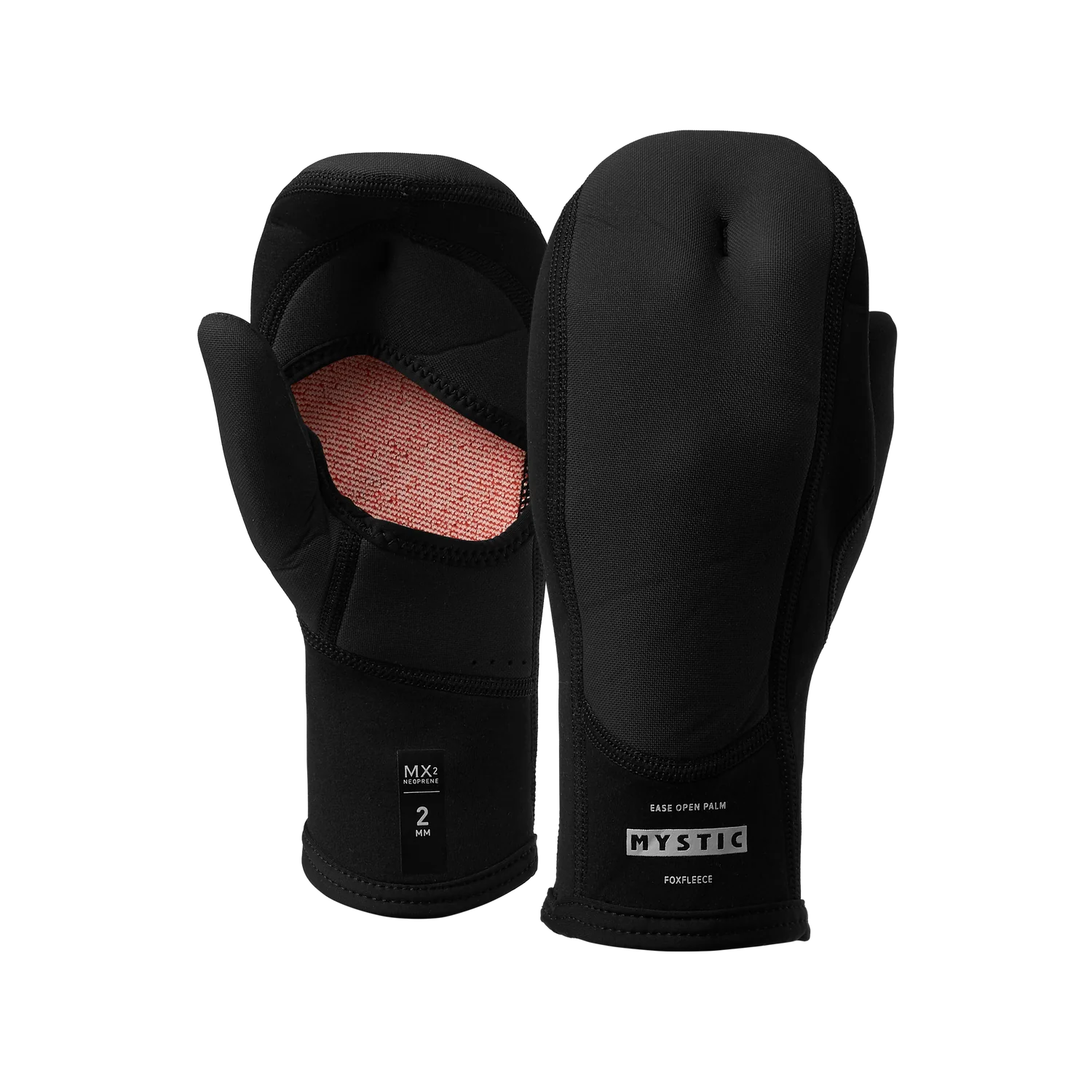Mystic Ease Glove 2mm Open Palm – WIND Black 2026