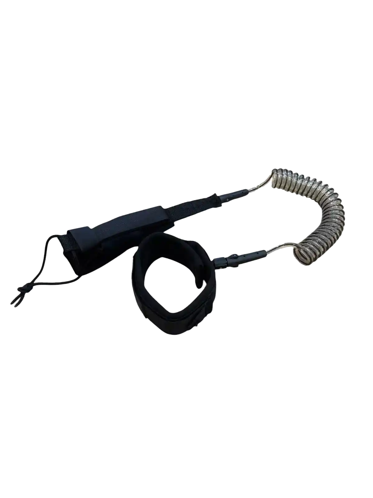 Wingfoil Coiled Ankle Leash, FBC Ankle Foiling Leash V2, showing coiled design and comfortable ankle cuff.