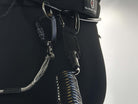 Wingfoil Waist Leash attachment details showcasing safety and comfort features of FBC Wing Waist Leash V2.