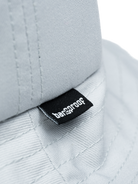 Close-up of the Bangproof logo on the Bangproof Helmet V2, highlighting the brand's commitment to safety and style.