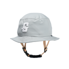 Bangproof Helmet V2 in grey, designed for kitesurfing, wingfoiling, and wakeboarding with adjustable fit and comfort.