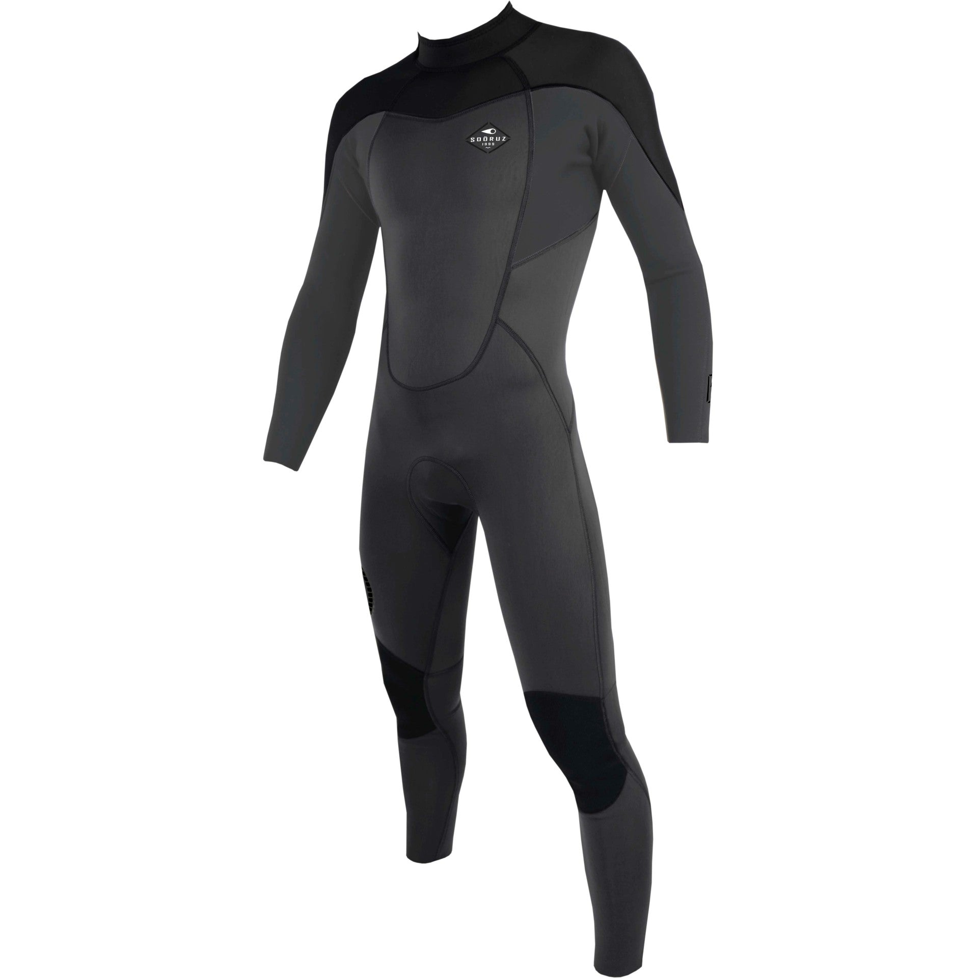 Sooruz FLY+ 5/4 Mens Fullsuit Back Zip - Grey (H22)