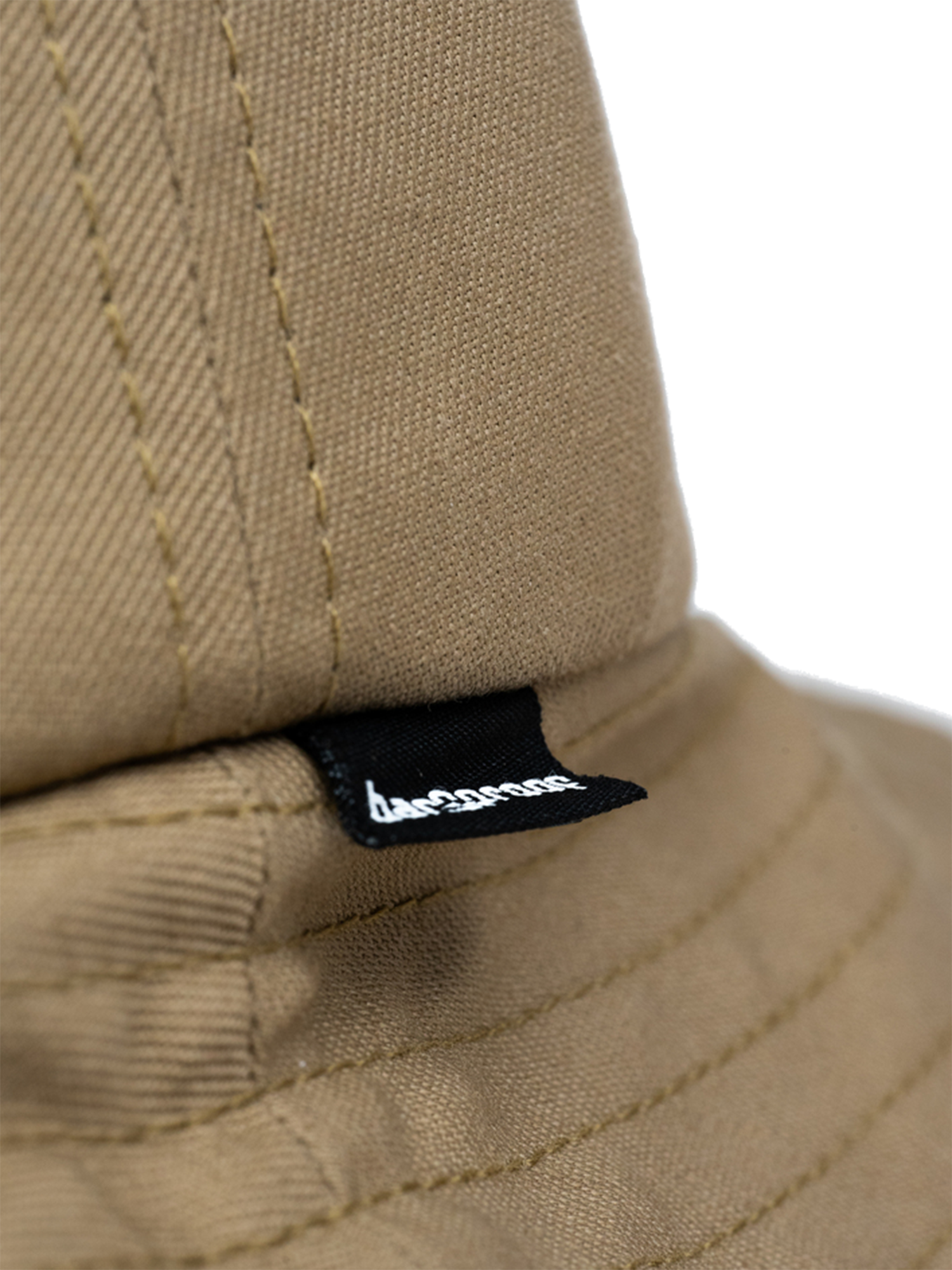 Close-up of the Bangproof Helmet V2 fabric and stitching, showcasing the quality and detail of the design.