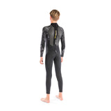 Dakine Kids Quantum Back Zip 4/3mm GBS Full Wetsuit (Black Camo / White)