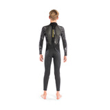 Dakine Kids Quantum Back Zip 4/3mm GBS Full Wetsuit (Black Camo / White)