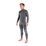 Dakine Mens Cyclone Chest Zip 4/3mm Full Wetsuit (Graphite / Orange)