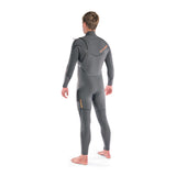 Dakine Mens Cyclone Chest Zip 4/3mm Full Wetsuit (Graphite / Orange)