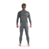 Dakine Mens Cyclone Chest Zip 4/3mm Full Wetsuit (Graphite / Orange)