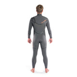 Dakine Mens Cyclone Zip Free 3/2mm Full Wetsuit (Graphite / Orange)