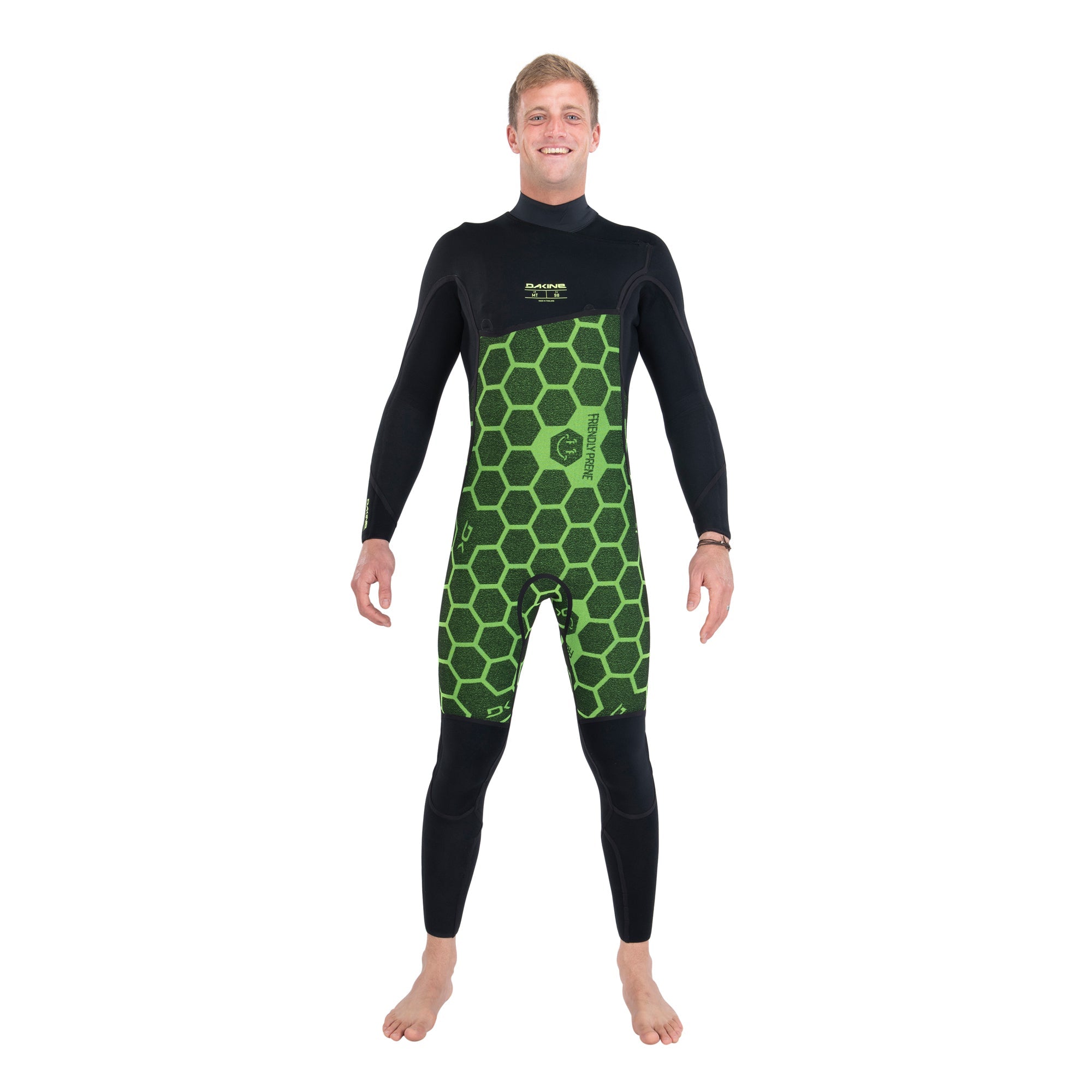 Dakine Mens Malama Zip Free 4/3mm Full Wetsuit (Black)
