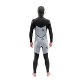 Dakine Mens Mission Chest Zip Hooded 4/3mm (Black)