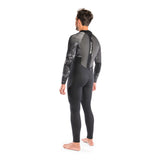 Dakine Mens Quantum Back Zip 3/2mm F/L Full Wetsuit (Black Camo / White)