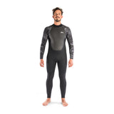Dakine Mens Quantum Back Zip 3/2mm F/L Full Wetsuit (Black Camo / White)