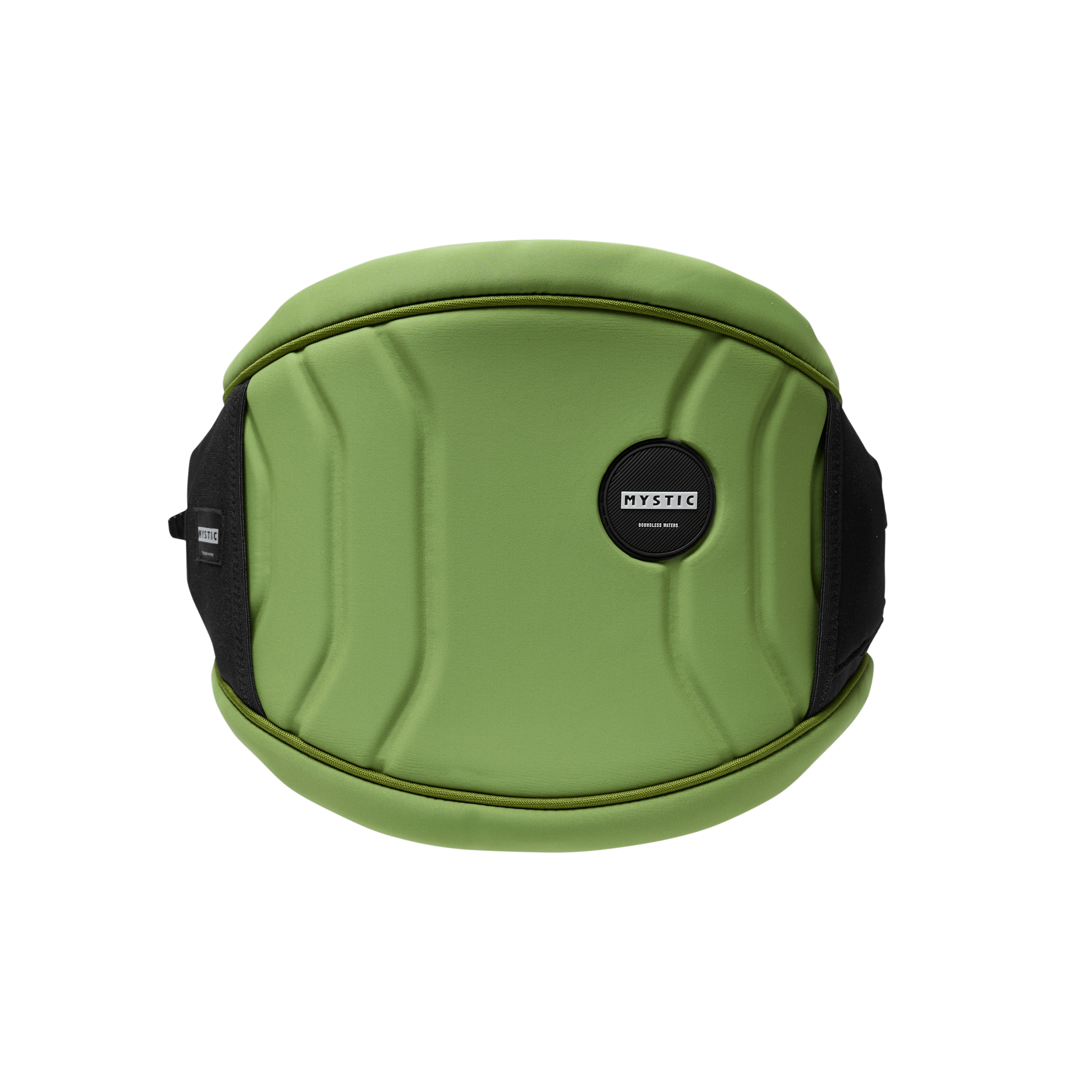 Mystic Dazzled Women’s Waist Harness – 2026 in green color, featuring Bionic Core Frame support and Fix Foam padding.