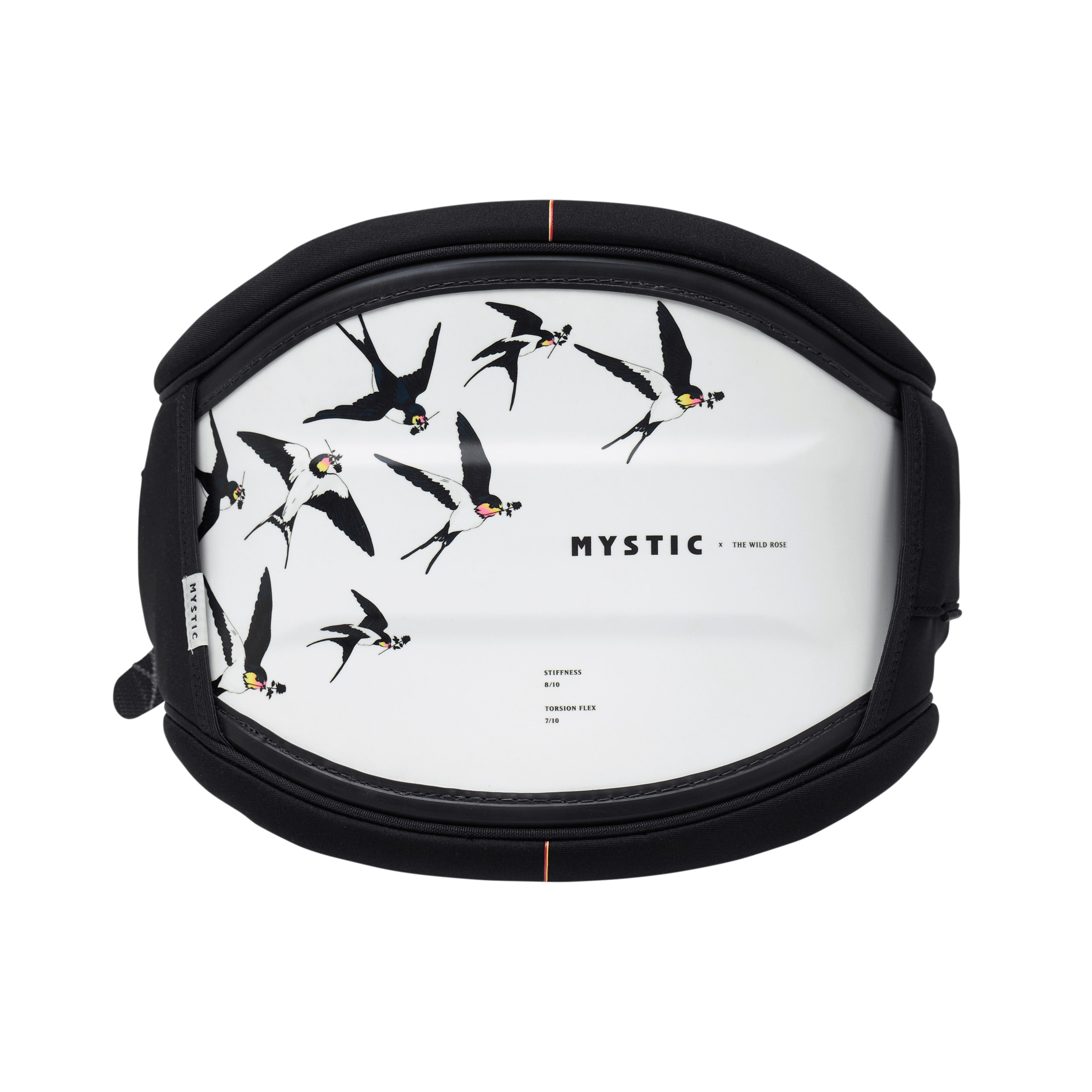 Mystic Majestic OS Waist Harness – 2026 featuring bold artistic design and swallows in flight.