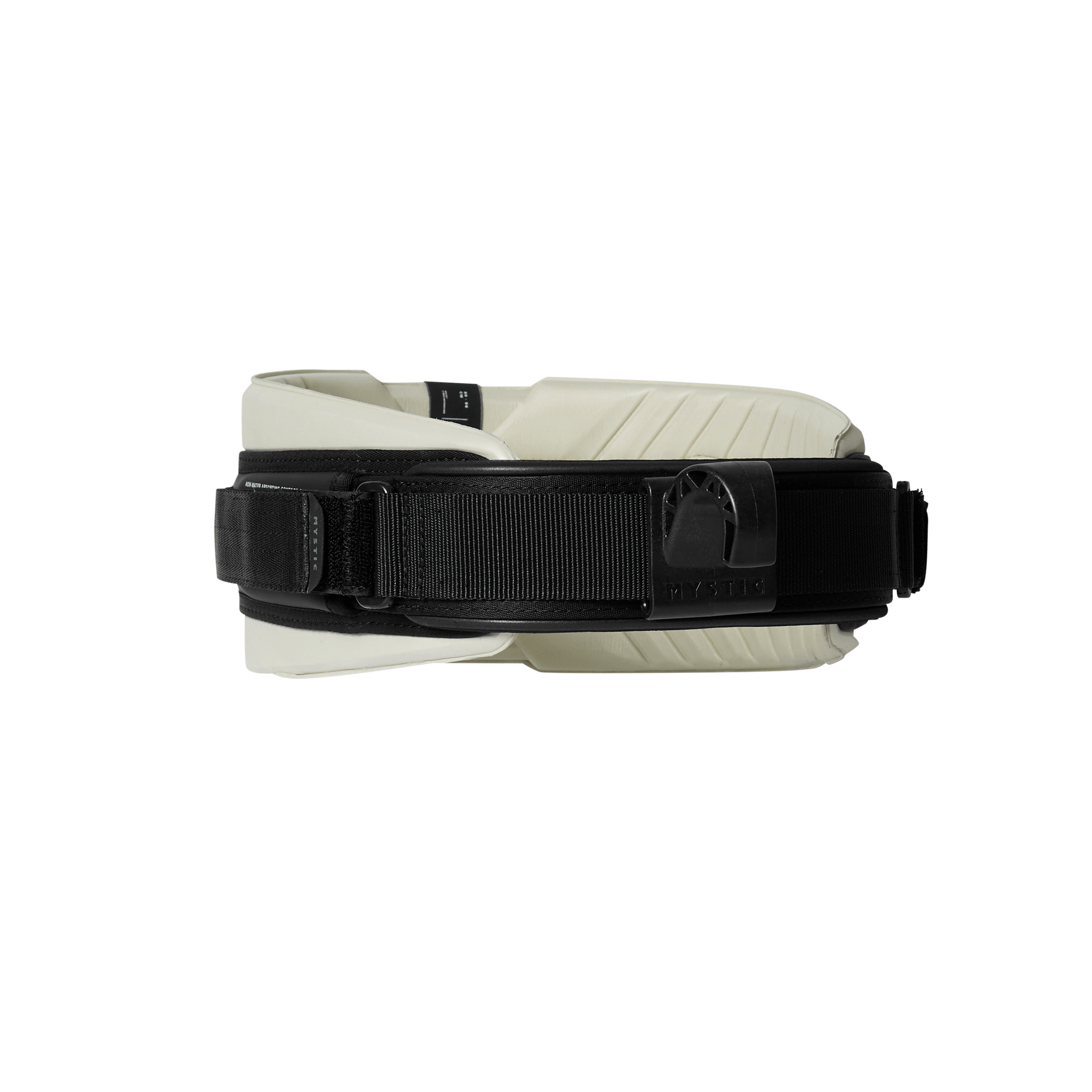 Mystic Stage Wing Harness – 2026 side view showing secure Velcro closure and sliding hook system.