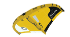 Ozone Flux V2 Ultra-X – Freeride Without Limits, yellow kite with Aluula composite design for enhanced performance.