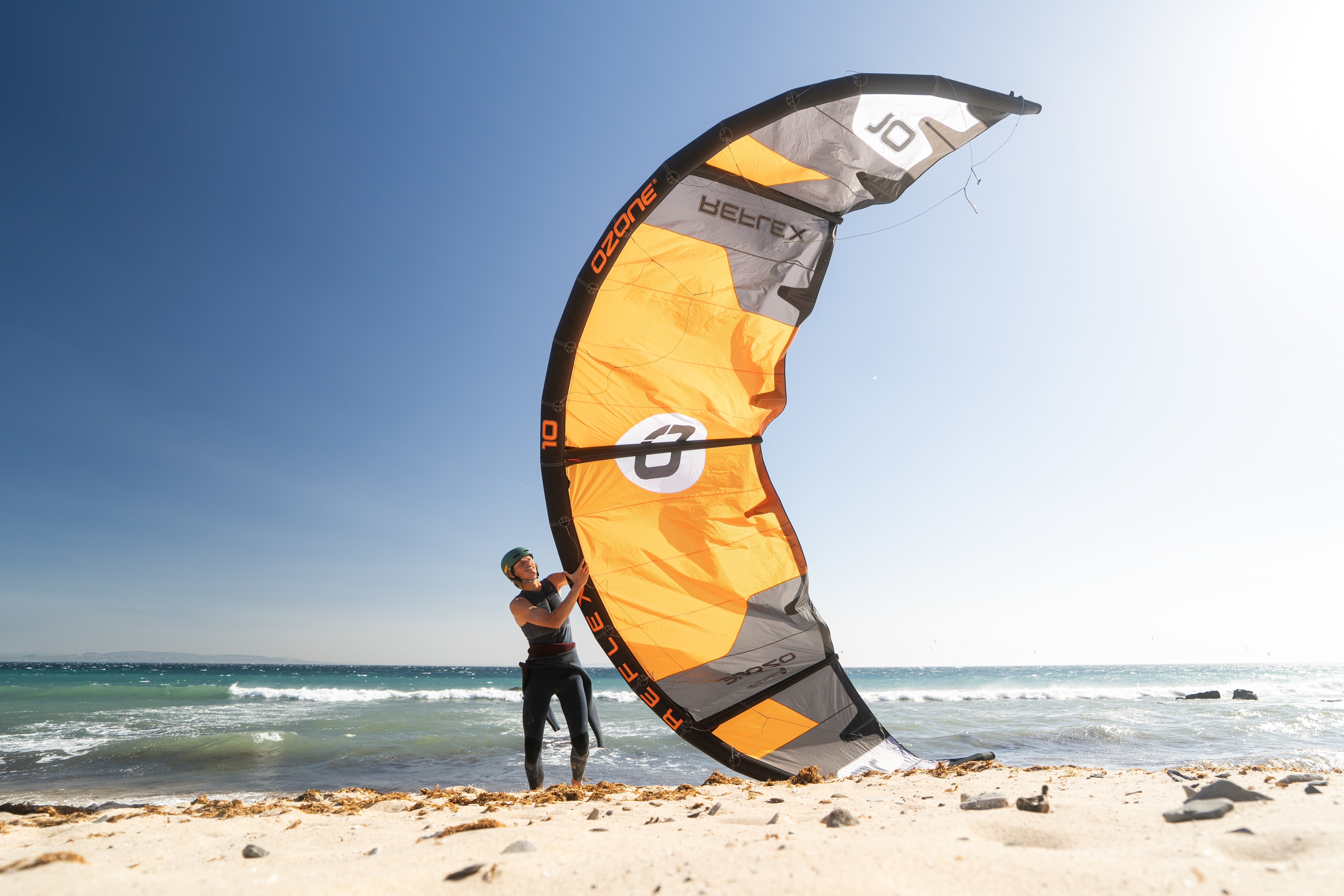 Ozone Reflex V1 kite jump