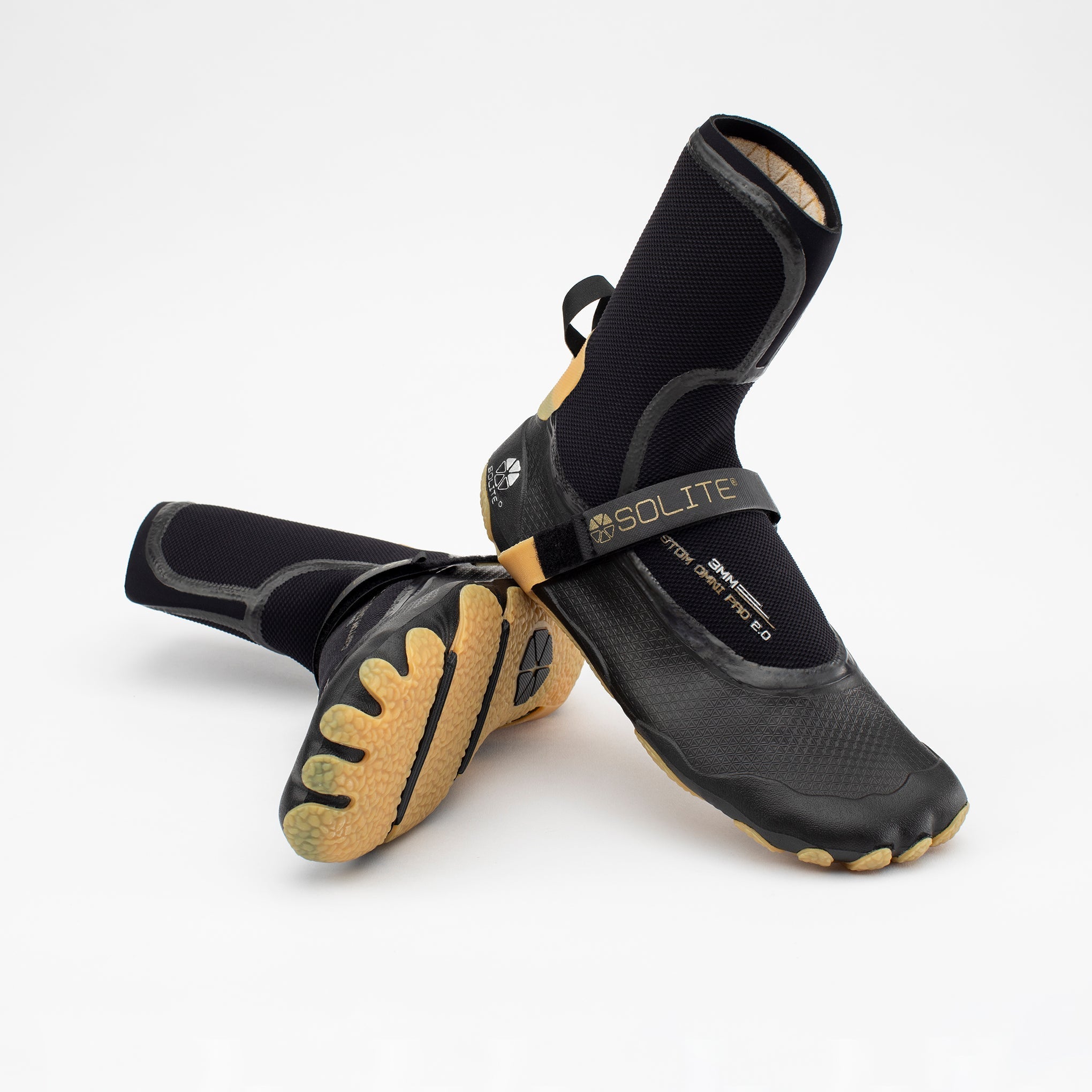 SOLITE - 3mm Custom Omni Pro 2.0 Watersport Boots featuring a flexible design and superior grip for various water activities.