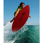 Circle One 54" Epoxy Fibreglass Skimboard – in action on the water