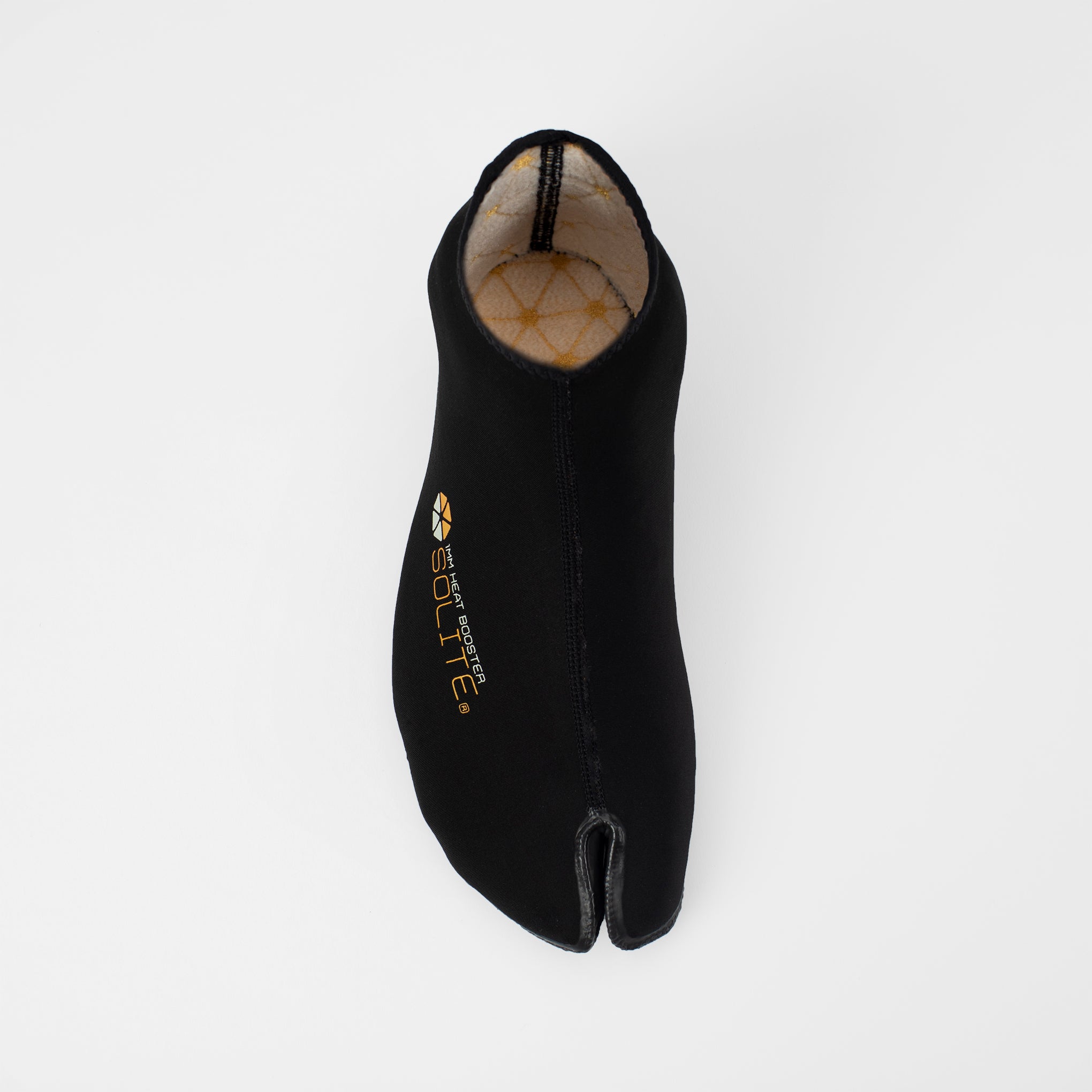 Thermal Rebound Neoprene 1mm Split-Toe Heat Booster Socks from above, showcasing the innovative design and warmth features.
