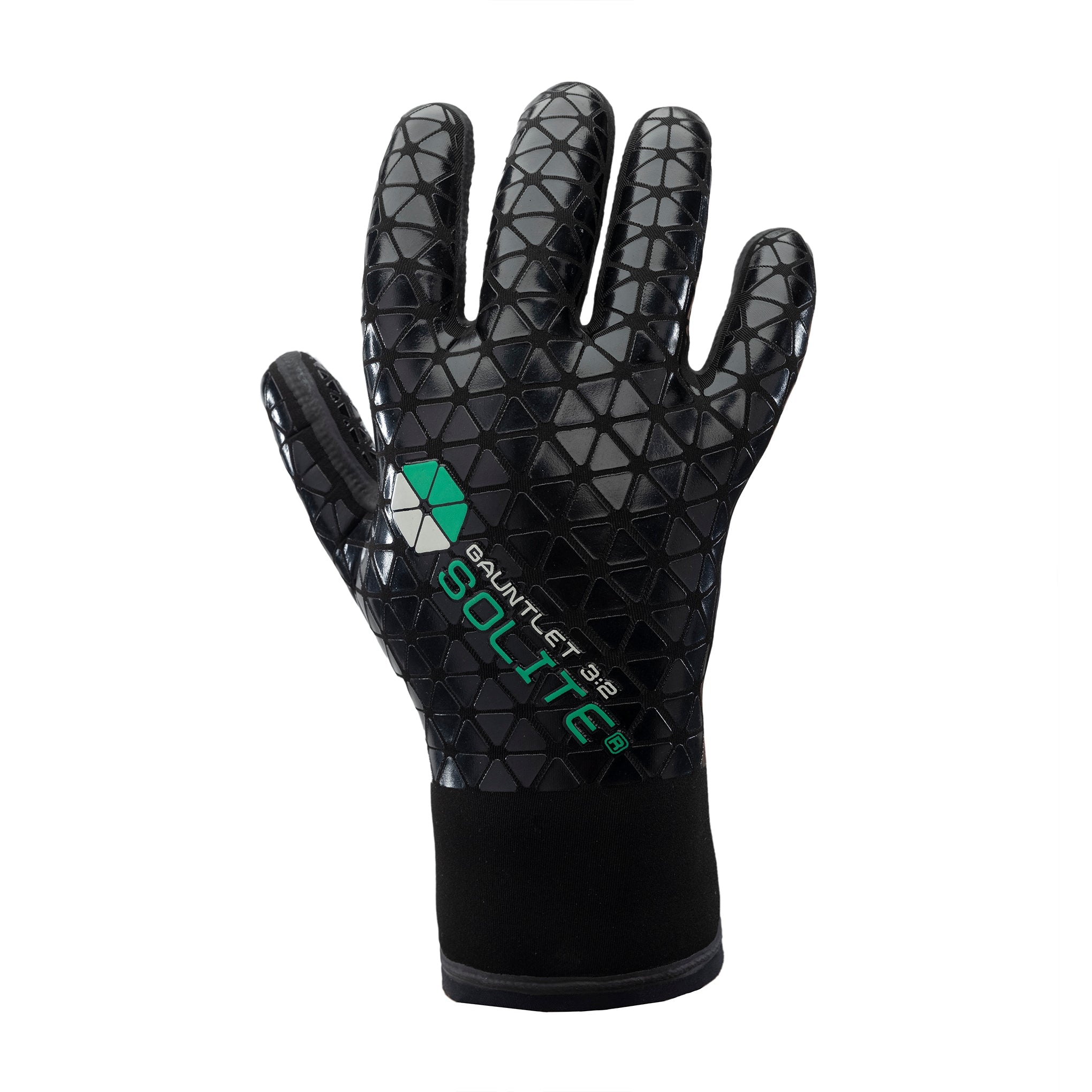3:2 Gauntlet Wetsuit Glove featuring a textured grip design for optimal comfort and flexibility.