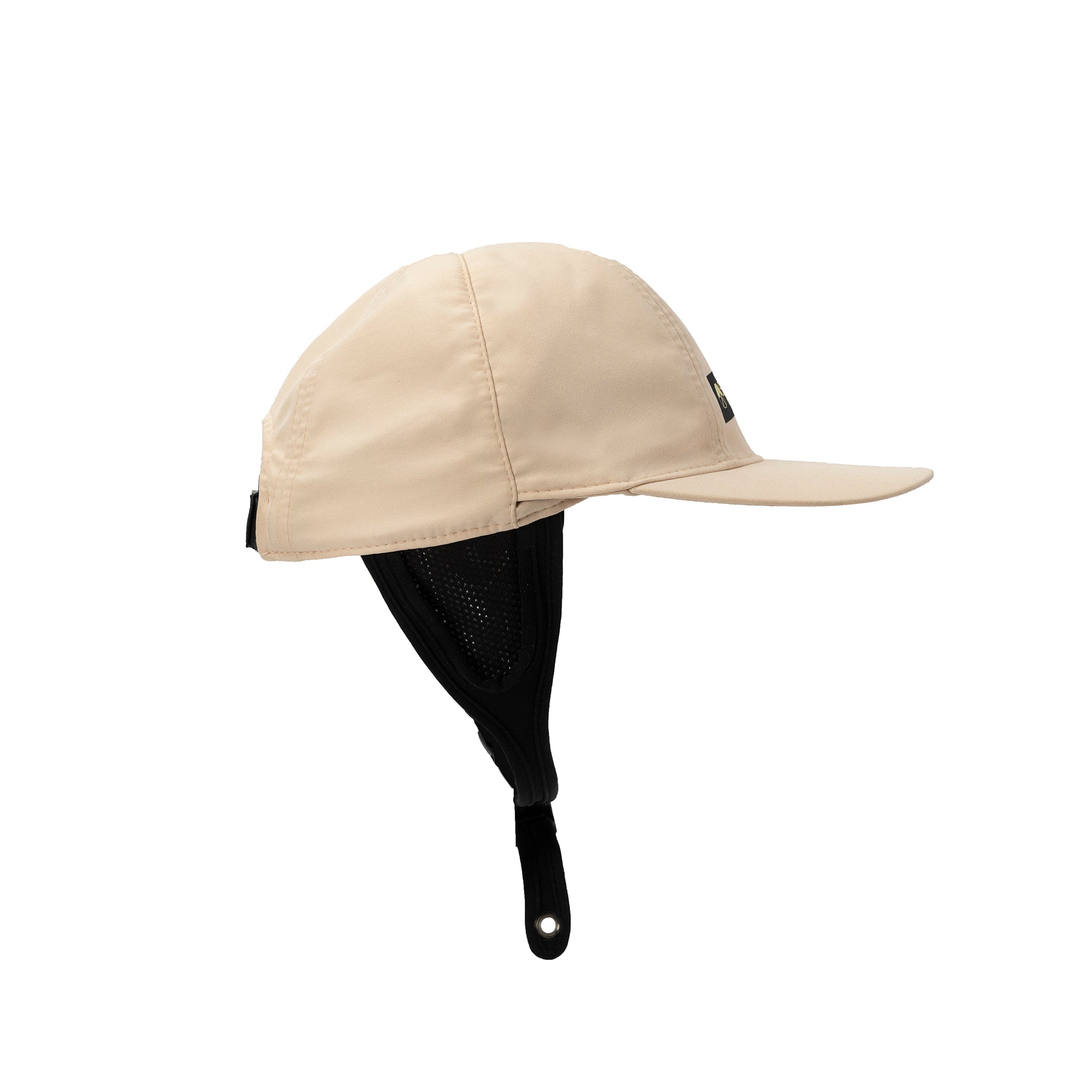 Convertible Watersports Hat in beige with a mesh backing for comfort and flexibility during watersports activities.
