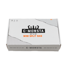 C-Monsta Mini Split Bag | Compact Wet & Dry Gear Bag packaging front view with logo and text.