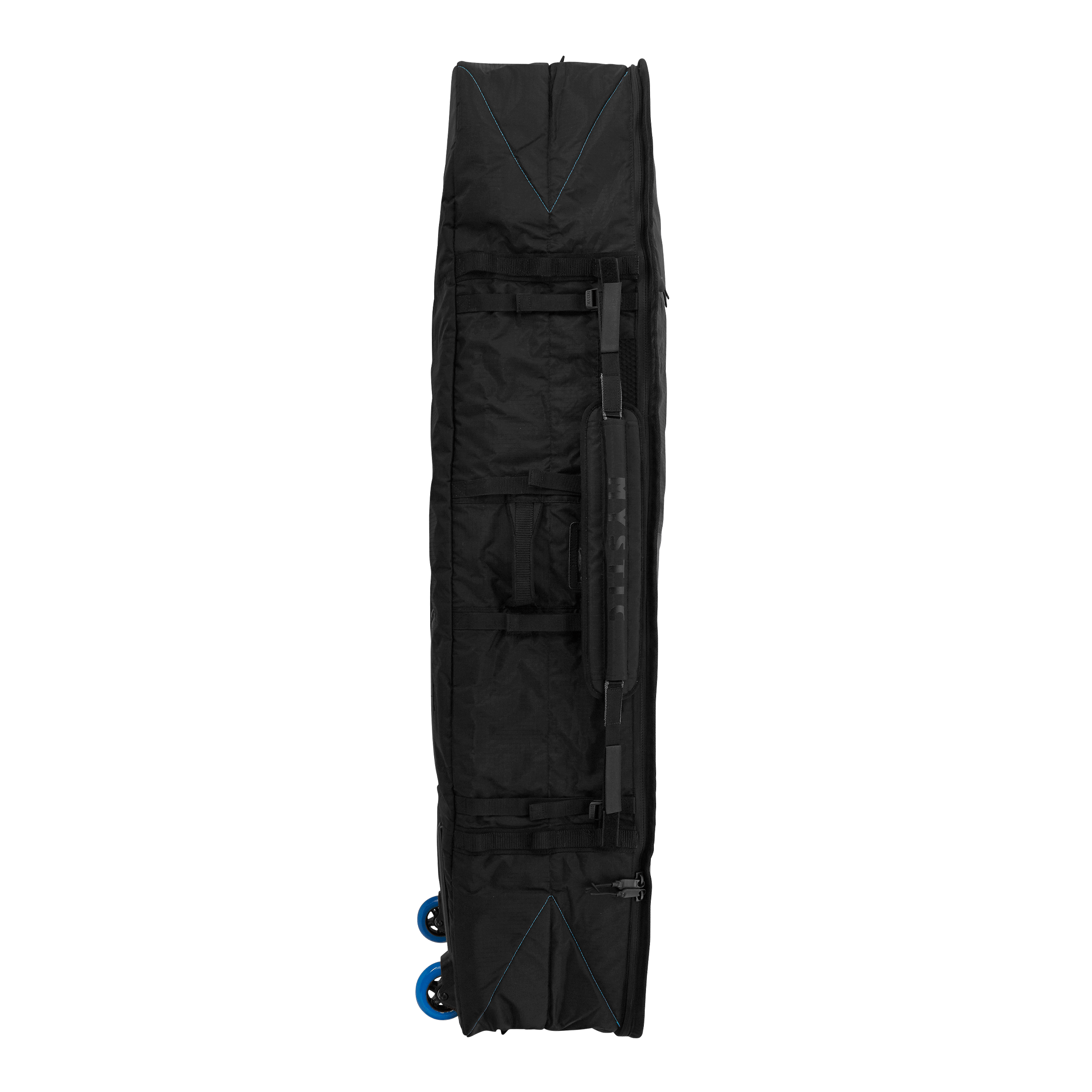 Elevate Lightweight Boardbag - Black - 2026, featuring nylon ripstop, water repellent fabric, and interconnect strap.