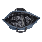 A navy-colored ION Session Bag with a zippered top and an ION logo on the side, designed for water-repellent storage.