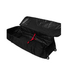 Mystic Patrol XL Kitesurf Wheeled Travel Boardbag with open lid and interior view.