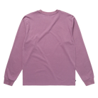 Mystic Brand Long Sleeve Tee 2026 | Mens Watersports Tee back view in soft purple color.