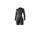 Mystic Brand Longarm Shorty 3/2mm Back Zip Women 2026 in Black