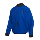 Mystic Gust Windbreaker | Windproof Wetsuit Jacket in blue, designed for wind protection during kitesurfing and wingfoiling.