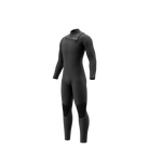 Mystic MAJESTIC Fullsuit 4/3mm Front zip - 2026 in black color, designed for warmth and flexibility.